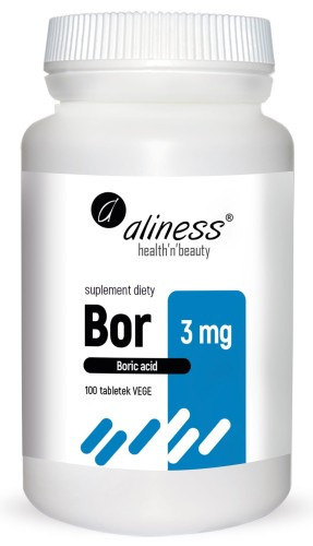 ALINESS, BOR 3 MG (KWAS BOROWY) X 100 TABL. vEGE ALINESS, BOR 3 MG (KWAS BOROWY) X 100 TABL. vEGE
