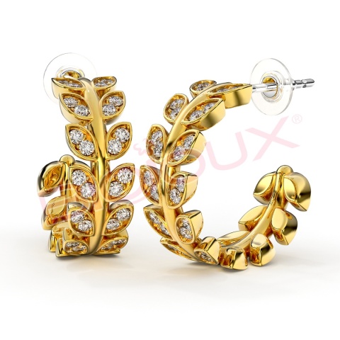 BJT237 Kolczyki hipoalergiczne ze stali medycznej 316L