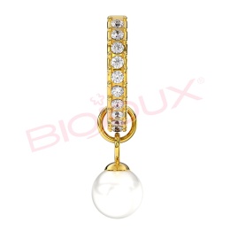 BJT268 Kolczyki hipoalergiczne ze stali medycznej 316L