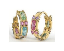 BJT415 Kolczyki hipoalergiczne ze stali medycznej 316L