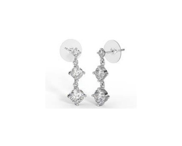 BJT421 Kolczyki hipoalergiczne ze stali medycznej 316L