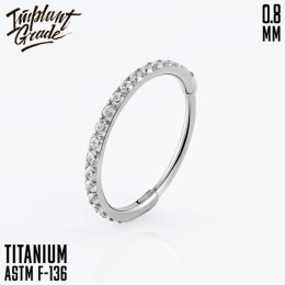 SKU: 1839-10-s Insight Hinged Segment Ring 0.8 (20 G)/10mm