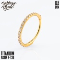 SKU: 1839-10-g Insight Hinged Segment Ring 0.8 (20 G)/10mm