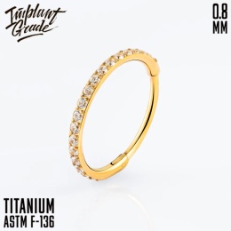 SKU: 1839-10-g Insight Hinged Segment Ring 0.8 (20 G)/10mm