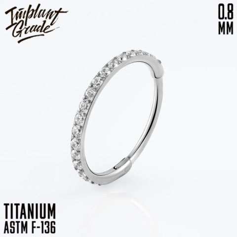 SKU: 1839-10-g Insight Hinged Segment Ring 0.8 (20 G)/10mm