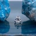 SKU: 244-2,5 Srebrna ozdoba, końcówka do labretu Push In Threadless Three Prong Set Crystal top 2mm