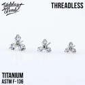 SKU: 1943-3-s Top bez gwintu Trois średnicy 4,5 mm.