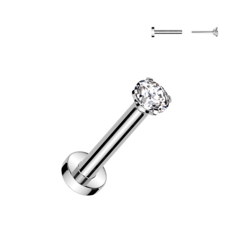 SKU: LBT43-BL Kompletny labret push in (18G) 0,8/8mm