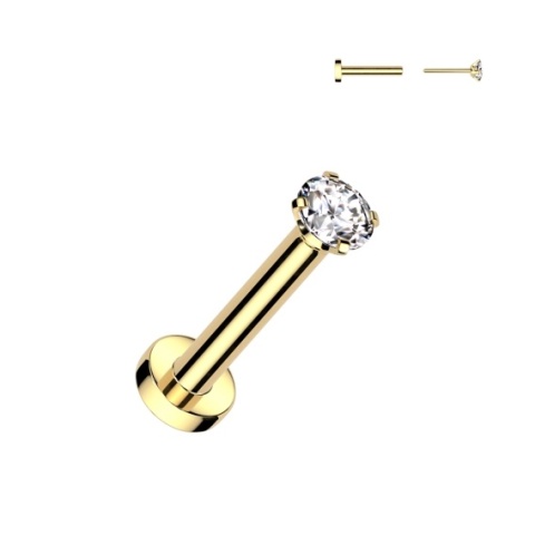 SKU: LBTK107-ZT Kompletny labret PUSH IN (20G) 0,8/8mm/2mm